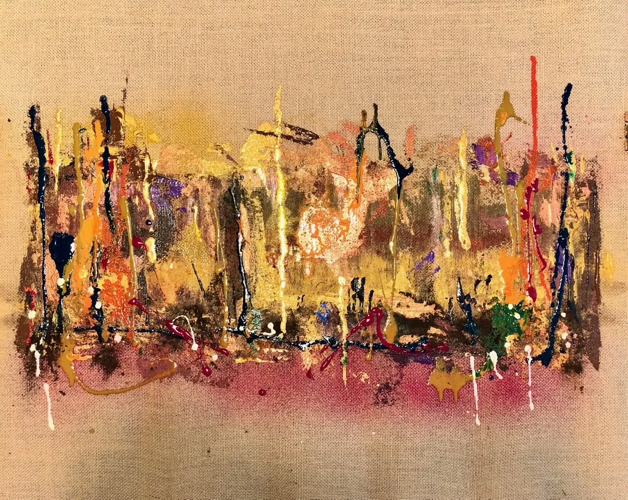 Blurry city