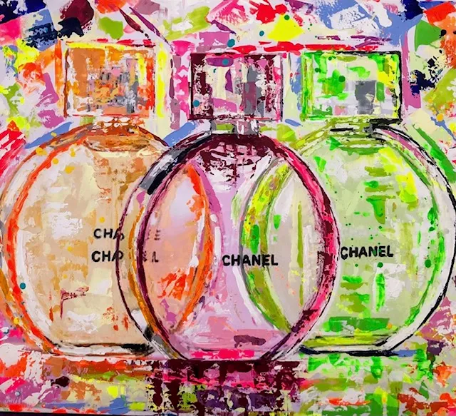 Tres frascos Chanel